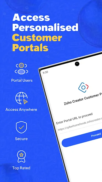 Zoho Creator Portal screenshot 1