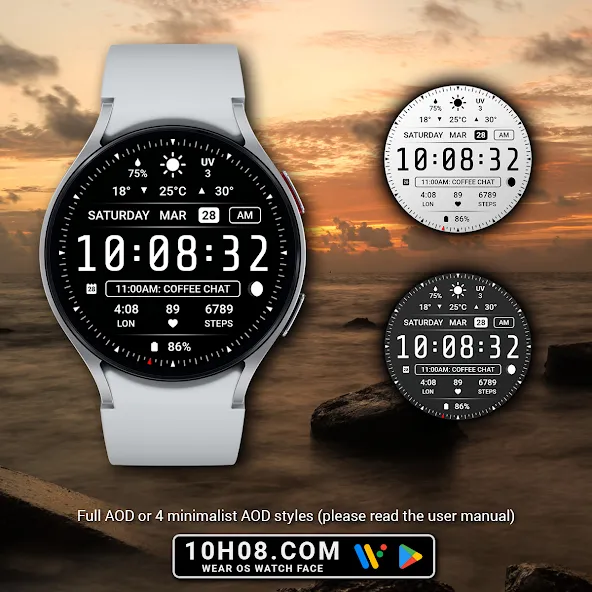 Watch face 10h08.com #146 screenshot 6