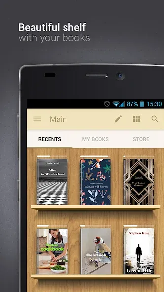 eReader Prestigio: Lector screenshot 1