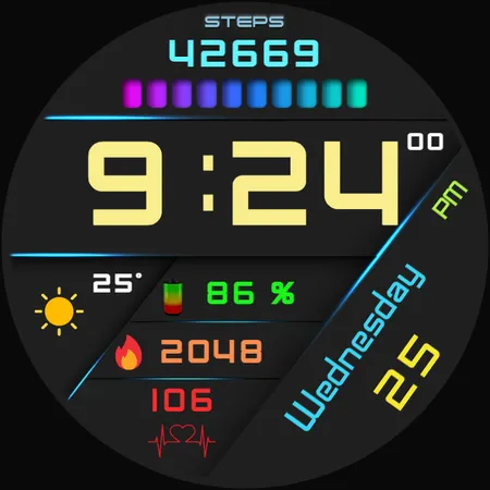 Sydney Digital Watch Face screenshot 39