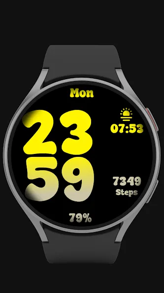 BIG Happy Watch Face screenshot 5