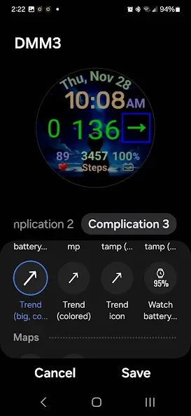 DMM3 Diabetic Watch Face XXL screenshot 21