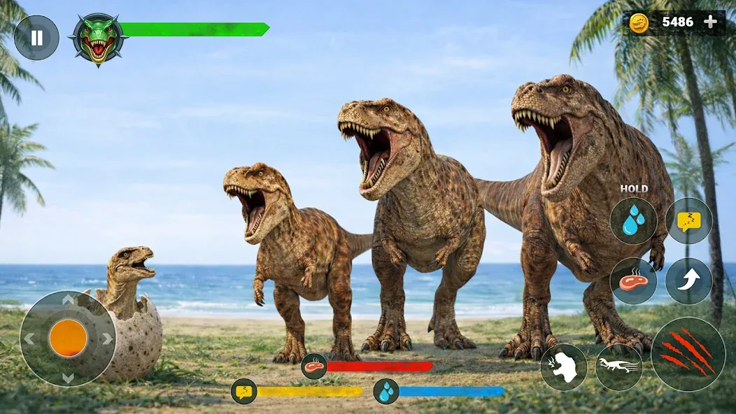 Jurassic Clash Dino Sim Primal screenshot 3
