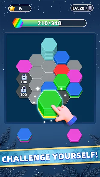 Hexa Master 3D - Color Sort screenshot 17