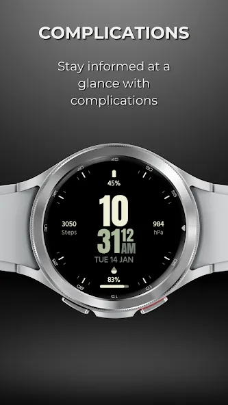 EXD131: Clean Watch Face screenshot 7