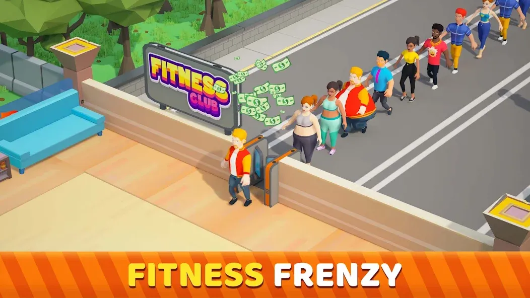 Fitness Club Tycoon screenshot 1