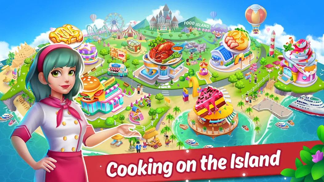 Food Island: Cook & Restaurant screenshot 1