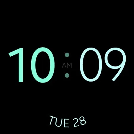 Battery v7 minimal watch face screenshot 12