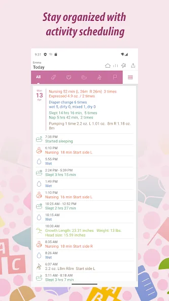 Baby Tracker - Newborn Log screenshot 2