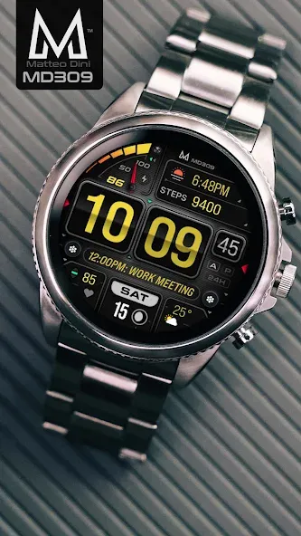 MD309 Digital watchface screenshot 4
