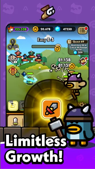 Hero Dino: Idle RPG screenshot 3
