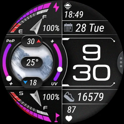 OMG 387 Weather Watch Face screenshot 27