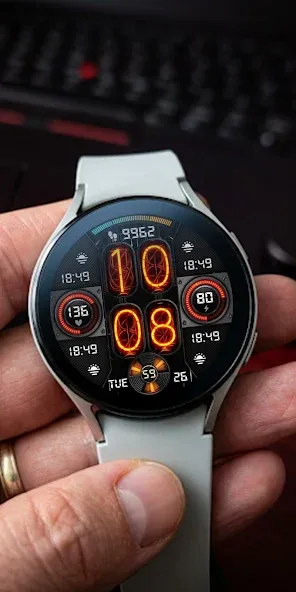 Nixie Fenix 8 Digital Wear OS screenshot 4