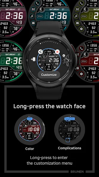 BRN106 : Watch Face screenshot 4