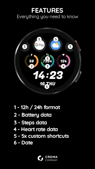 Entanglement Wear OS screenshot 2