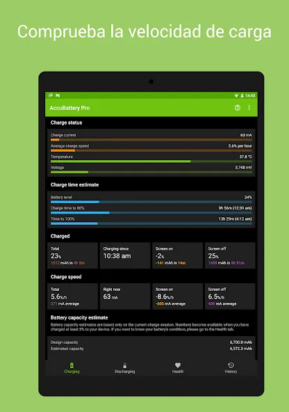 AccuBattery - Batería screenshot 11