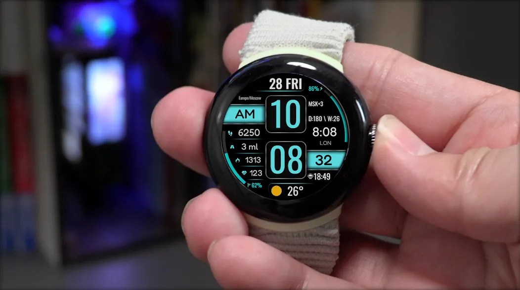 DIGI STRUMAN URX134 Watch face screenshot 4