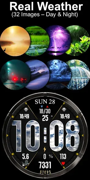 WEATHER in Big Bold Time ECO64 screenshot 2