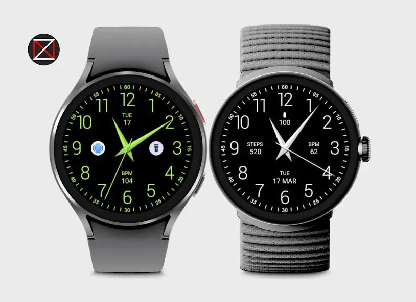 Minimalist Analog M Watch Face screenshot 3