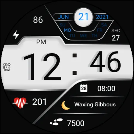 IA27 Digital Watchface screenshot 8