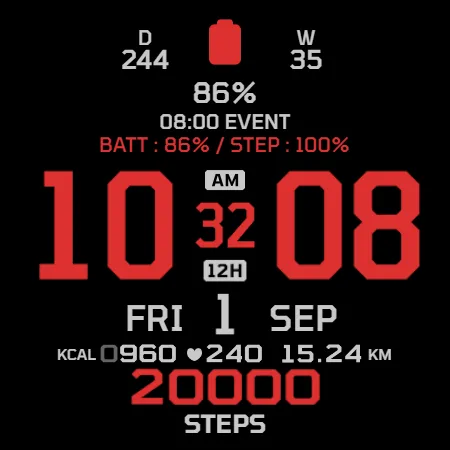 IWF AllNew Digi Pro watchface screenshot 25