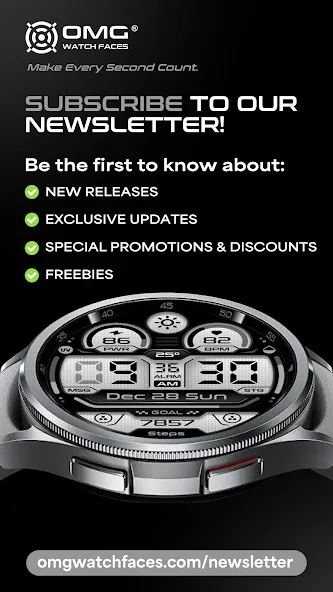 OMG 428 - Digital Watch Face screenshot 8