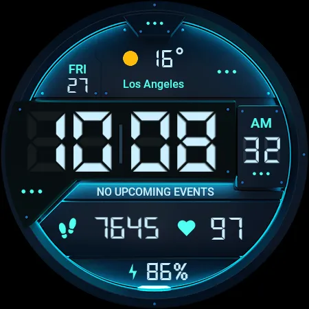 TVV Digital Watch Face screenshot 10