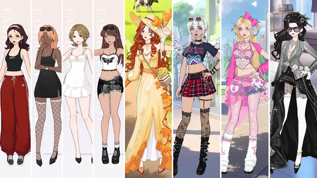 Shining Me: Glow Idol Dress Up screenshot 2