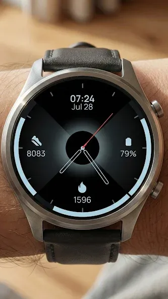 Analog watchface A5 screenshot 1