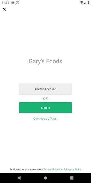 Gary's Foods screenshot 3
