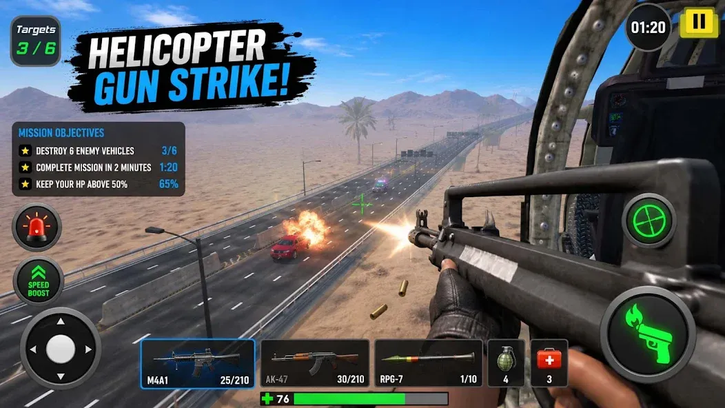 FPS Shooter auf dem Motorrad screenshot 2