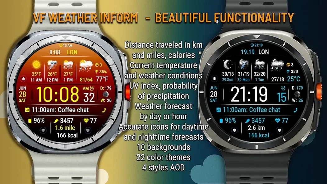 VF Weather Inform Watch Face screenshot 1