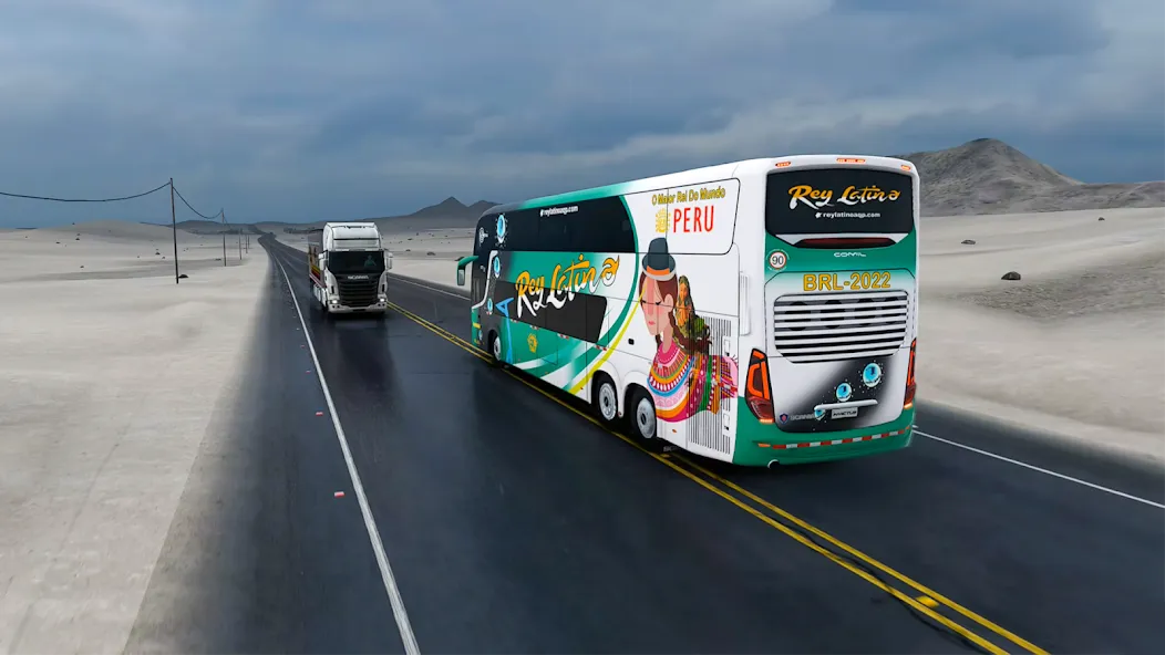US Highway Bus drive 3D Game screenshot 7