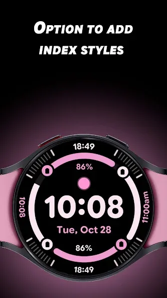 Digital Rings 2 - Watch face screenshot 3