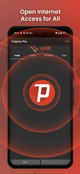 Psiphon VPN: Freiheit online screenshot 1