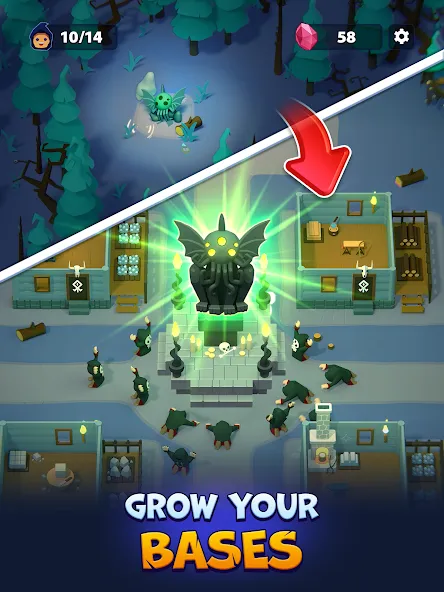 Idle Cult Empire - Evil Tycoon screenshot 9