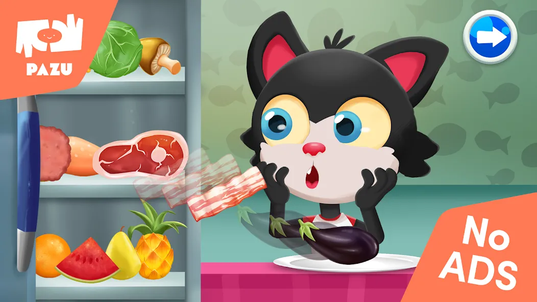 Paw Kitchen Kids Cooking Games screenshot 1