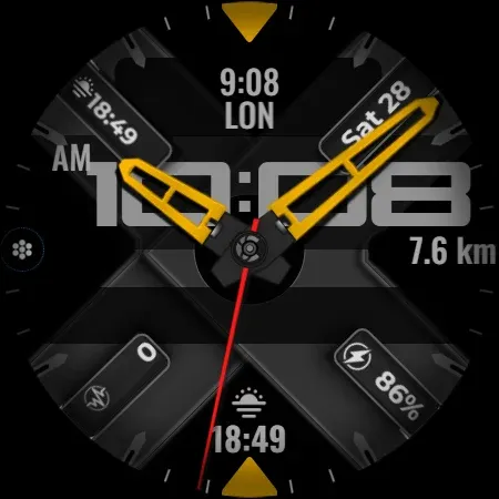 Hybrid Watch Face CUE135 screenshot 9