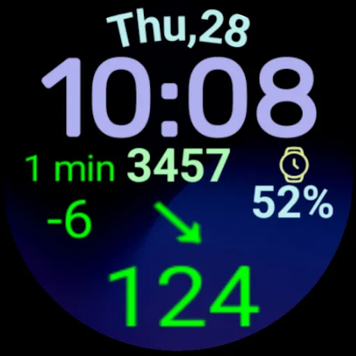 DMM6 Diabetic Watch Face XXL screenshot 3