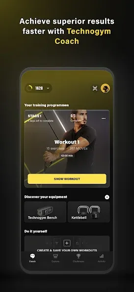 Technogym - fitness & workout screenshot 1