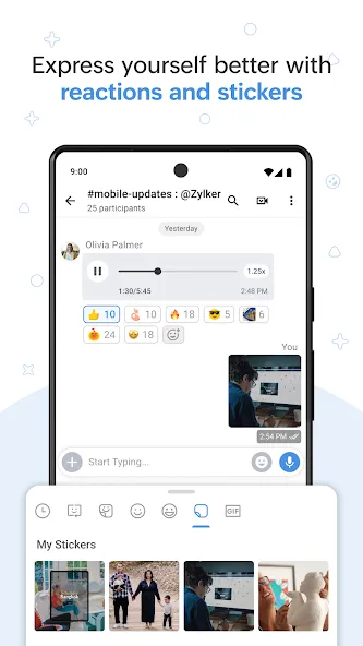 Zoho Cliq - Team Chat screenshot 2