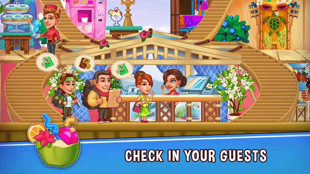 Hotel Empire Fever: 호텔 경영 게임 screenshot 21