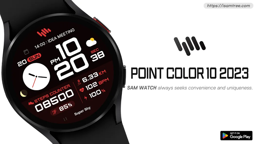 SamWatch PointColor 10 2023 screenshot 1