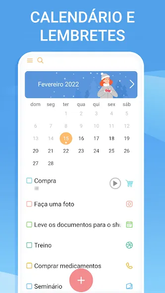 Lista de tarefas e atividades screenshot 2