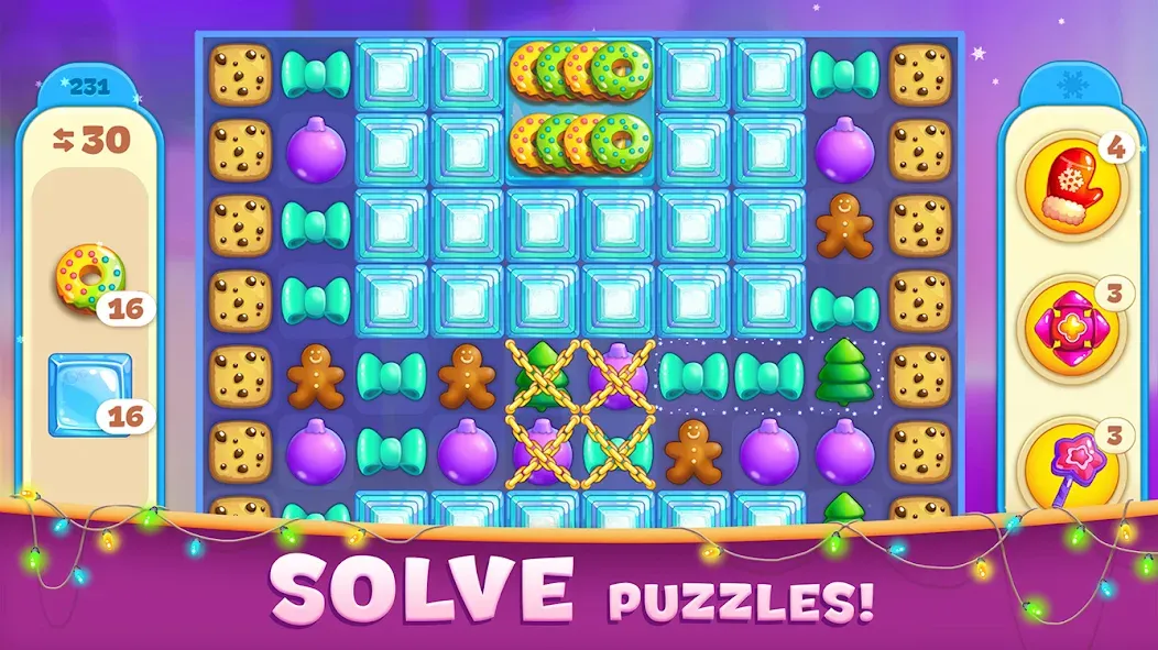 Christmas Sweeper 4 - Match 3 screenshot 4