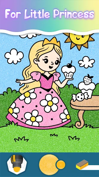 Drawing Princess Coloring Game screenshot 9