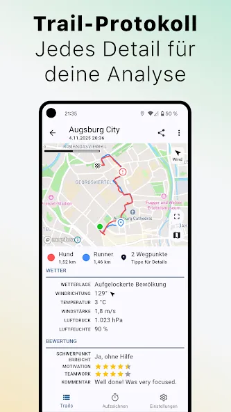 The Mantrailing App screenshot 2