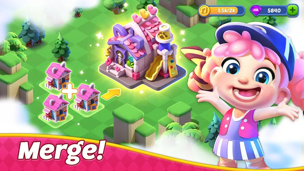 Mergical-Fun Match Island Game screenshot 1