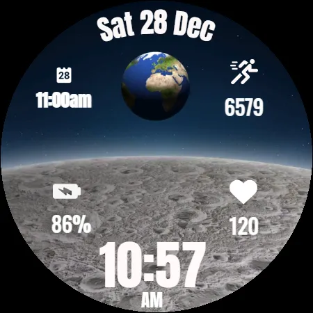 Earthrise Watch Face screenshot 39