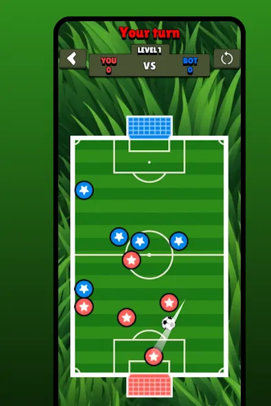 Table Soccer Battle screenshot 1